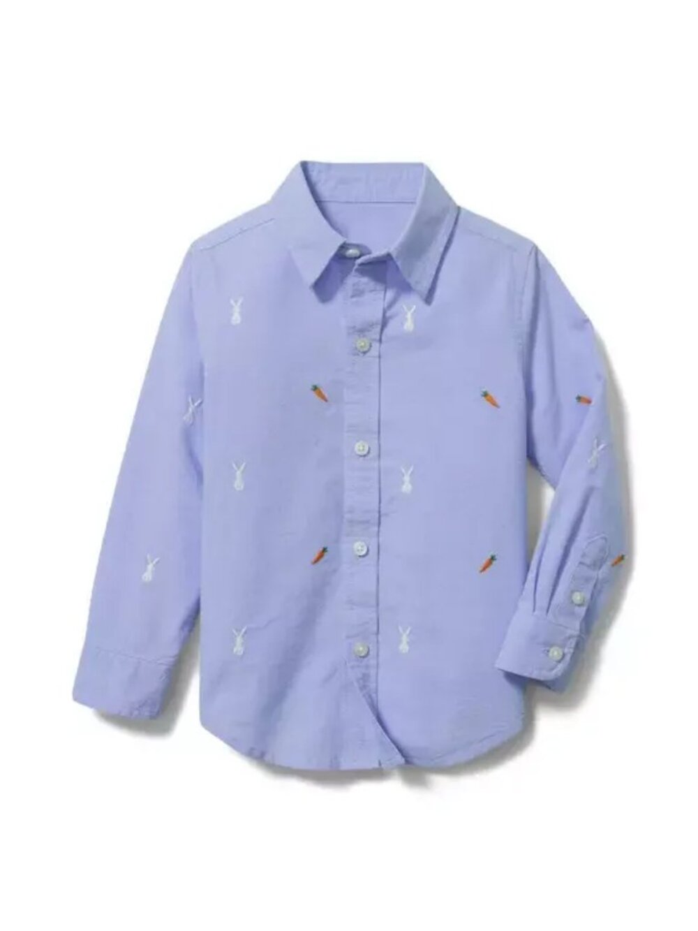 Janie and Jack Boys Bunny Oxford Shirt, Size 2T